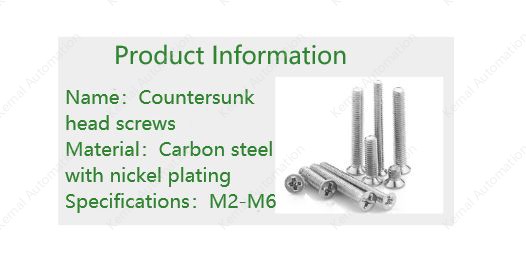 Electronic screws M1*3.5